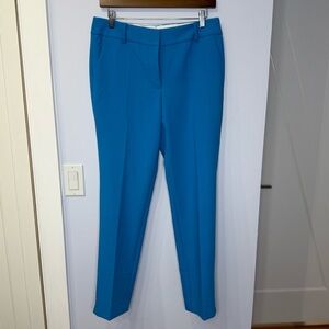Talbots Women’s Hampshire Ankle pants, size 6, bright blue, excellent like new!
